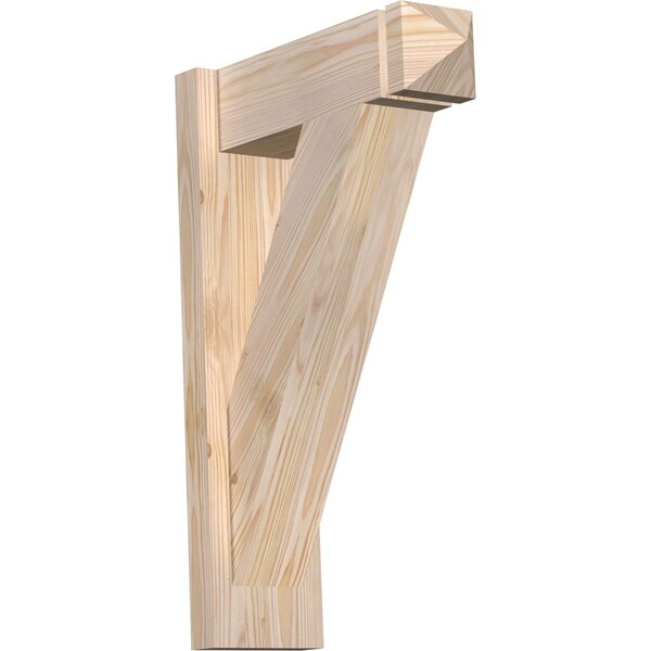 Ekena Millwork Traditional Smooth Arts and Crafts Outlooker, Douglas Fir, 5 1/2"W x 16"D x 24"H OUT06X16X24TRA03SDF - main